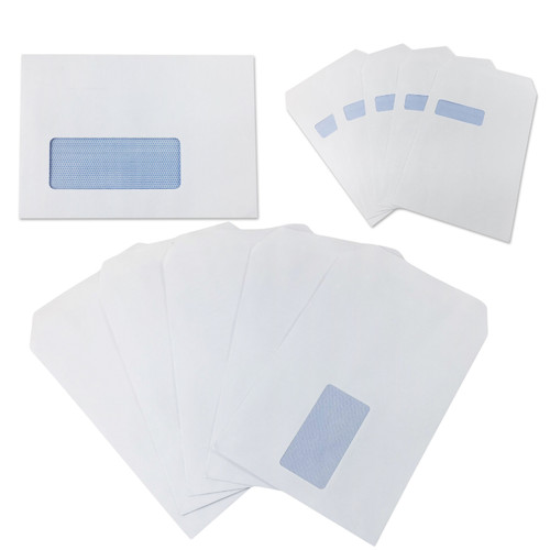 Paper envelopes white brown - envelopes,
