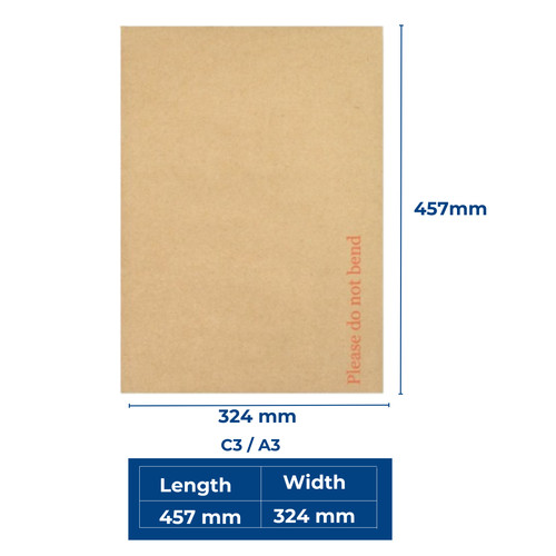 Board backed envelopes hard - backed,