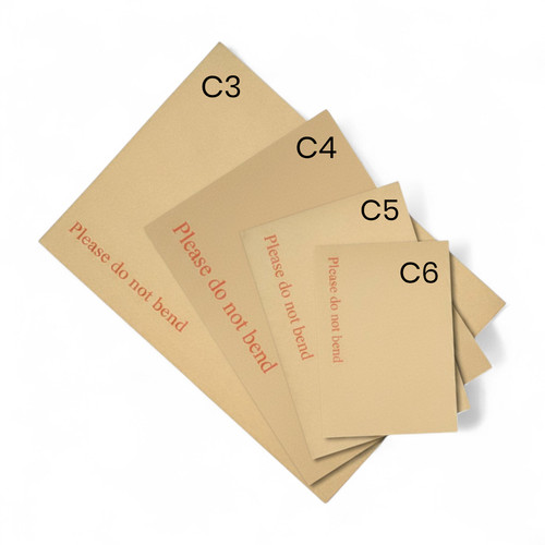 Board backed envelopes - c3, c4