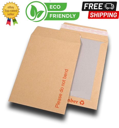 Board backed envelopes hard - board,