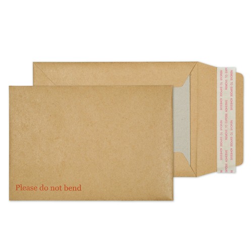 Hard board back envelopes - a6,